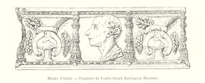 Matteo Civitali, Frammento di Tomba, South Kensington Museum (incisione)