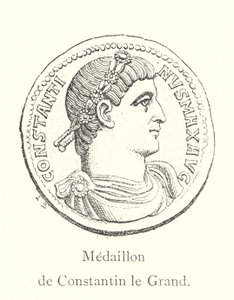 Medaglione di Costantino il Grande da Italian School