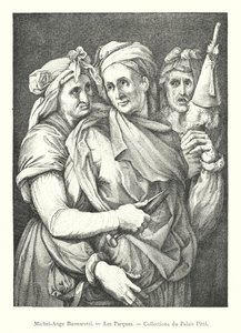 Michelangelo Buonarroti, Le Parche, collezioni del Palazzo Pitti da Italian School
