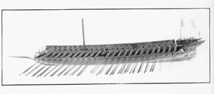 Modello di una trireme veneziana da Italian School