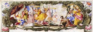 Mosè, Aronne e i figli di Israele nel deserto che raccolgono la manna, c.1600-1630