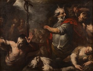 Mosè e il serpente di bronzo