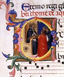 Ms 559 f.285v Iniziale istoriata 