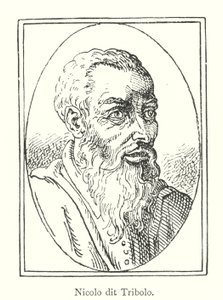 Niccolò detto Tribolo (incisione) da Italian School