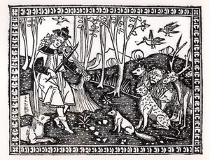 Orfeo che suona per gli animali, 1500 da Italian School