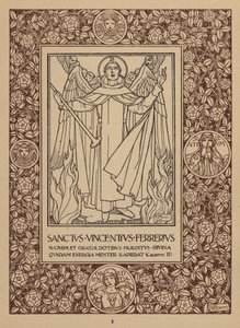 Pagina della brochure del San Domenico Palace Hotel, Taormina (litografia) da Italian School