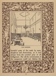 Pagina della brochure del San Domenico Palace Hotel, Taormina (litografia) da Italian School