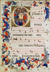 Pagina di notazione musicale con un