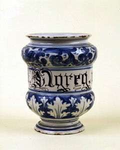 Vaso da farmacia: albarella. Museo della Scienza e della Tecnologia, Milano da Italian School