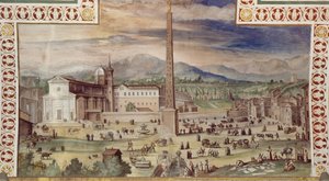 Piazza del Popolo, Roma da Italian School
