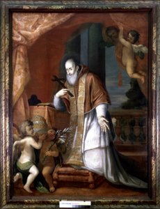 Pio V (1504 - 1572). Dipinto anonimo da una chiesa lombarda da Italian School
