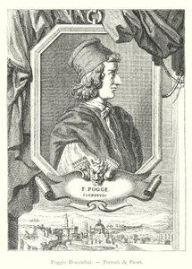Poggio Bracciolini, ritratto di Picart