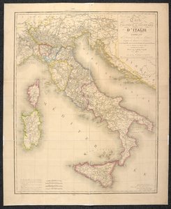Mappa politica che indica le divisioni degli stati d