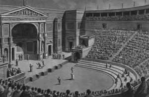 Pompei: Teatro Tragico da Italian School