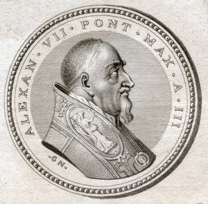 Papa Alessandro VII da Italian School