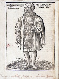 Ritratto di Adrianus Petit Coclico (1500-1562) compositore dei Paesi Bassi del Rinascimento. da Italian School