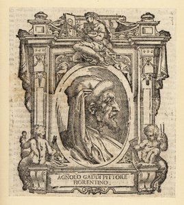 Ritratto di Agnolo Gaddi, pittore italiano da Italian School