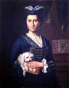 Ritratto di Anna Paoli, c.1750 da Italian School