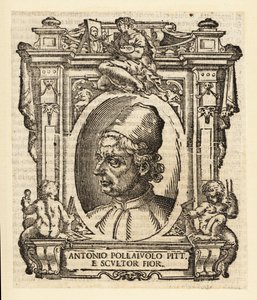 Ritratto di Antonio del Pollaiuolo, pittore, scultore, incisore e orafo italiano del Rinascimento di Firenze, circa 1429-1498 da Italian School