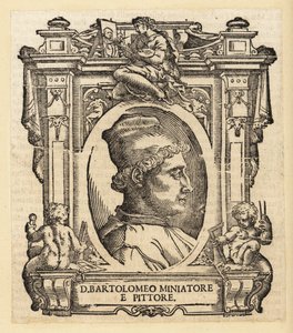 Ritratto di Bartolomeo della Gatta, pittore, miniatore e architetto italiano (fiorentino) da Italian School