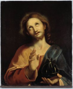 Ritratto di Cristo. Scuola milanese del XVI secolo. Dipinto anonimo