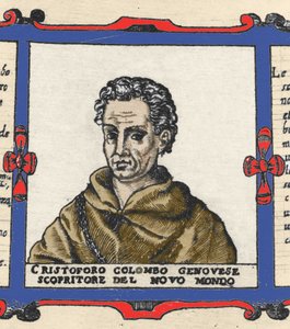 Ritratto di Cristoforo Colombo (1451-1506), dettaglio dell