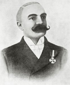 Ritratto di Emilio Salgari da Italian School