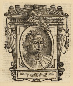 Ritratto di Francesco Granacci, pittore italiano del Rinascimento di Firenze da Italian School