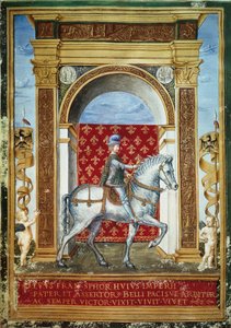 Ritratto di Francesco Sforza a cavallo
