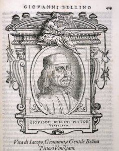 Ritratto di Giovanni Bellini (c.1431-1516) da Le vite de