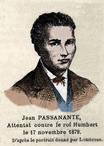Ritratto di Giovanni Passannante (1849-1910) che compì l