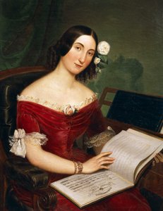 Ritratto di Giuseppina Strepponi da Italian School