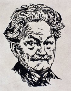 Ritratto di Leos Janacek, illustrazione dalla sua autobiografia 