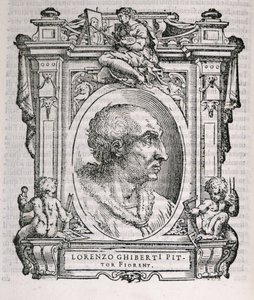 Ritratto di Lorenzo Ghiberti (1378-1455) da Le vite de