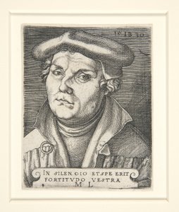 Ritratto di Martin Lutero da Italian School
