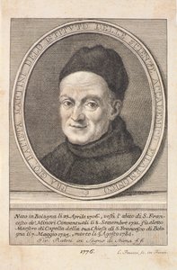 Ritratto di Padre Giovanni Battista Martini inciso da Faucci, 1776 da Italian School