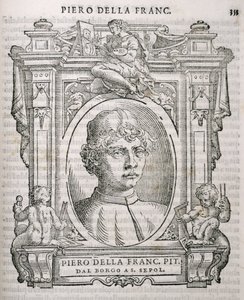 Ritratto di Piero della Francesca (1415-92) da Le vite de