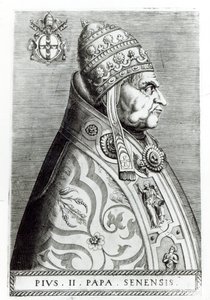 Ritratto di Papa Pio II da Italian School