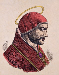 Ritratto di Papa Anastasio I (399-401) da Italian School