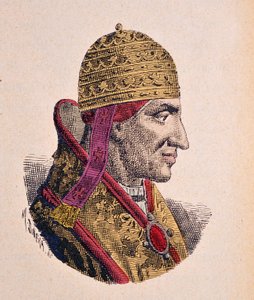 Ritratto di Papa Bonifacio VIII (Bonifacius o Bonifacio) (1294-1303) da Italian School