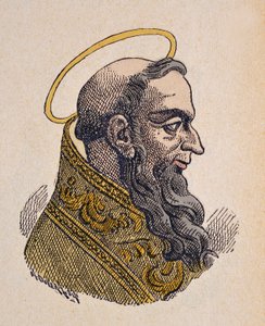 Ritratto di Papa Celestino I (422-432) da Italian School