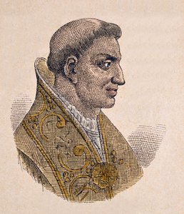 Ritratto di Papa Stefano II (752-757) da Italian School