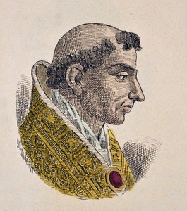 Ritratto di Papa Stefano VII (927-931) da Italian School