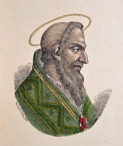 Ritratto di Papa Eugenio I (654-657) da Italian School