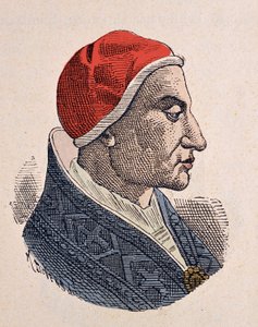 Ritratto di Papa Felice IV (Felice) (526-530) da Italian School