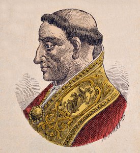 Ritratto di Papa Gregorio IV (827-844) da Italian School