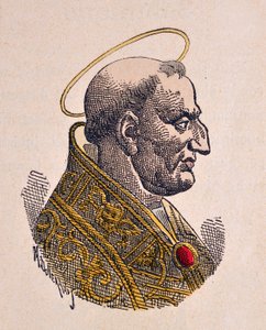 Ritratto di Papa Gregorio Magno (590-604) da Italian School