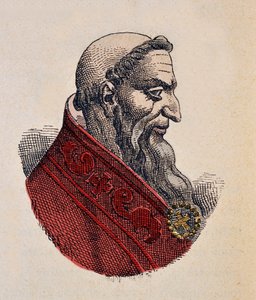 Ritratto di Papa Onorio I (625-638) da Italian School