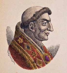 Ritratto di Papa Marino I (882-884) da Italian School