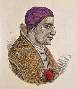 Ritratto di Papa Paolo I (757-767) da Italian School